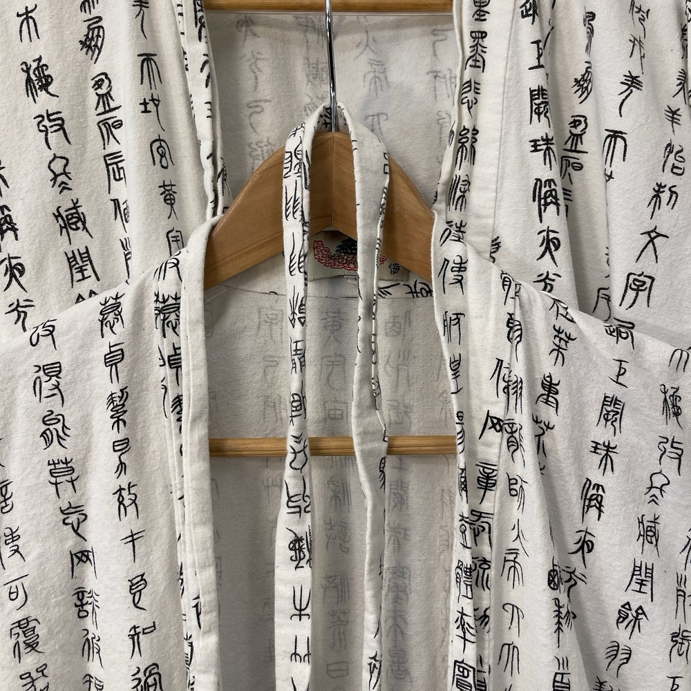 Kimono Traditional Japanese Yukata Robe & Top Cotton Onsen Spa Wear Asian XL/L - Picture 2 of 11